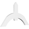 Ekena Millwork Archdale Architectural Grade PVC Gable Bracket, 48"W x 28"H x 2"D x 6"F, 14/12 Pitch GBP048X28X0206ARC00 - alternate 1
